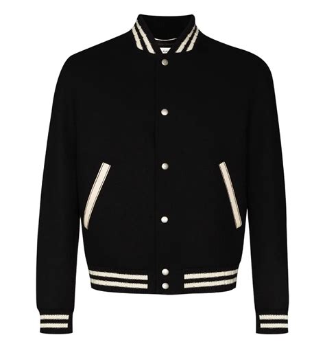 saint laurent letterman jacket.